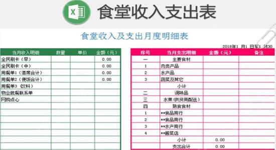 公司內部食堂財務管理制度及要求